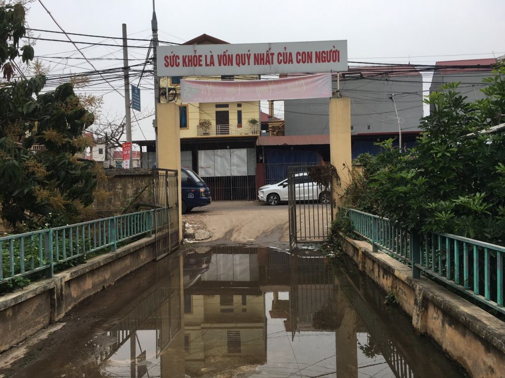 Khảo sát thi công xây dựng công trình trạm y tế xã Thanh Lâm.